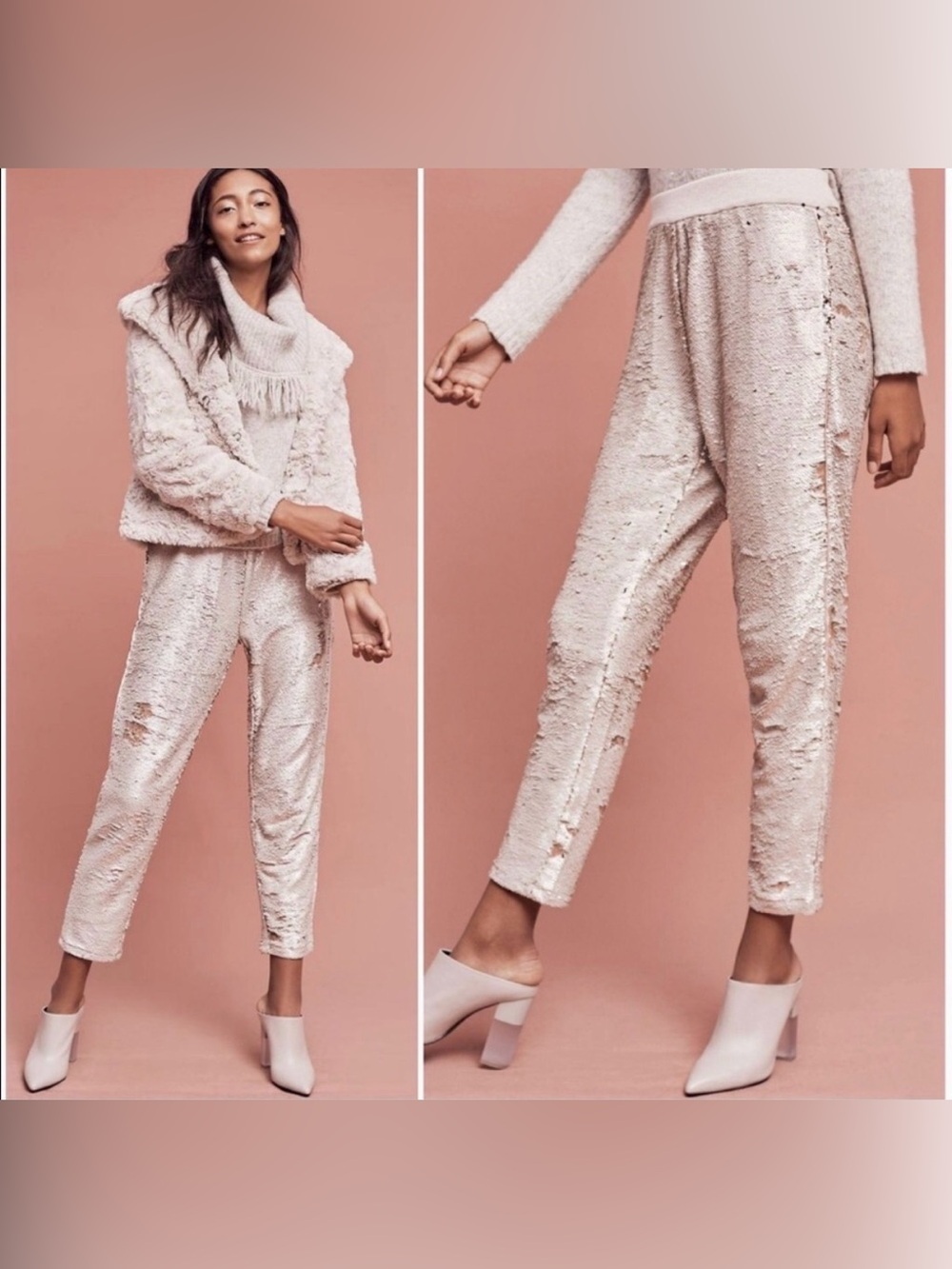 Anthropologie sequin joggers ✨